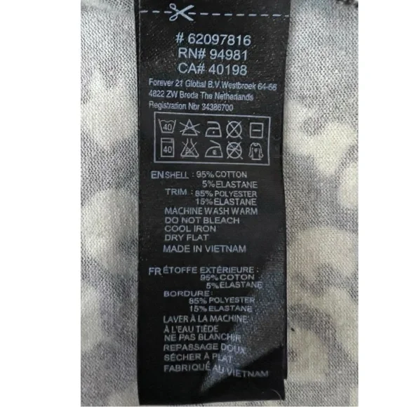 Vintage Forever 21 leopard mesh mini dress - Picture 3 of 4